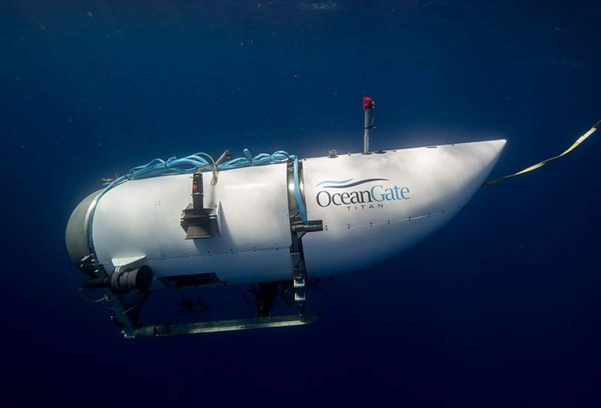 Imagini cu submarinul OceanGate