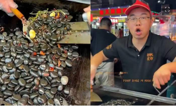 Cât costă o porție de pietre prăjite, noua "delicatesă" din China. Preparatul a devenit viral pe internet: "Suge şi aruncă" / VIDEO