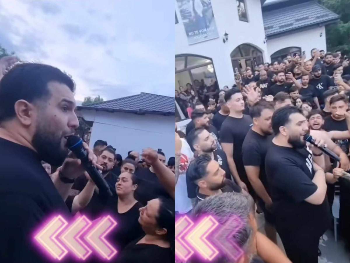 Tzancă Uraganu a respectat dorințele publicului. Tzancă Uraganu la o înmormântare