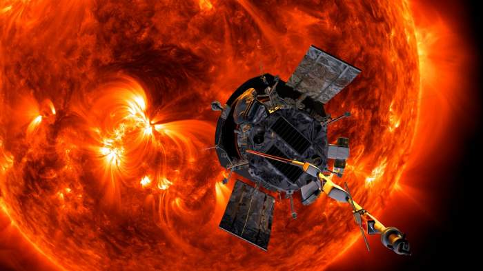 Sonda Solară Parker aproape de Soare