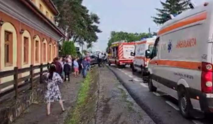Accident grav în Suceava! 11 persoane sunt implicate. A fost activat Planul Roșu de Intervenție / FOTO