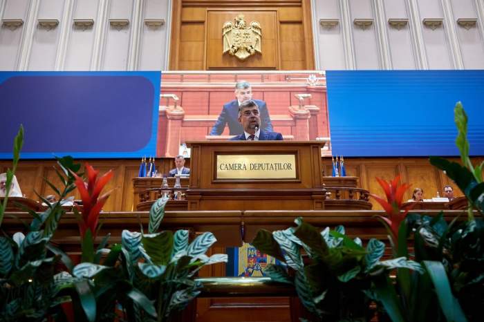 Marcel Ciolacu în Parlament