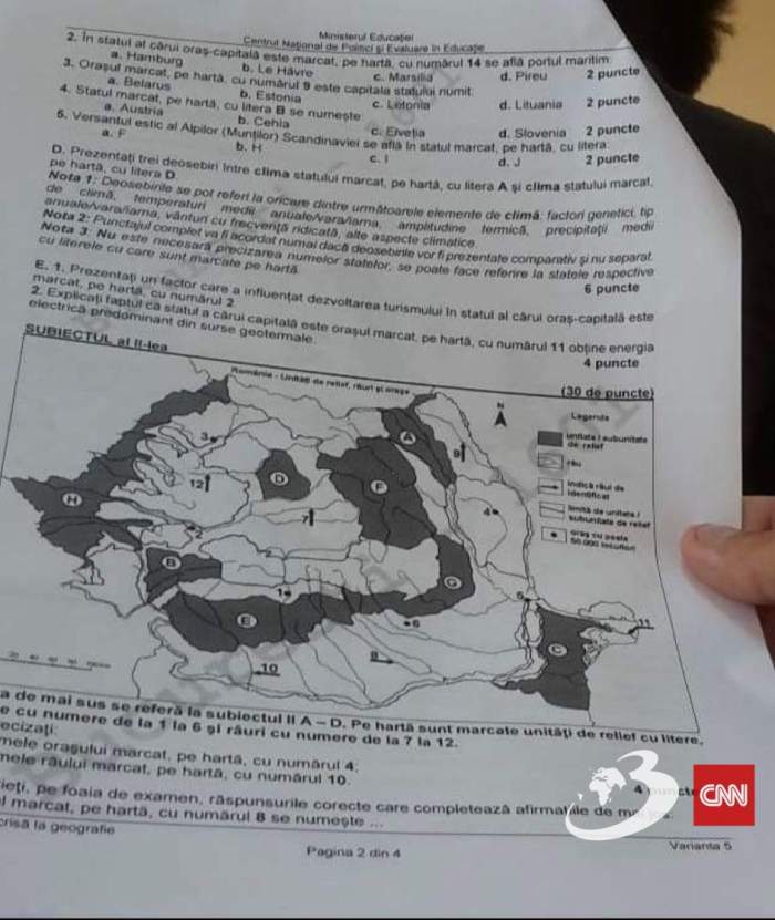 Bacalaureat 2023. Subiectele la proba la alegere au fost publicate. Ce le-a picat elevilor la ultimul examen / FOTO