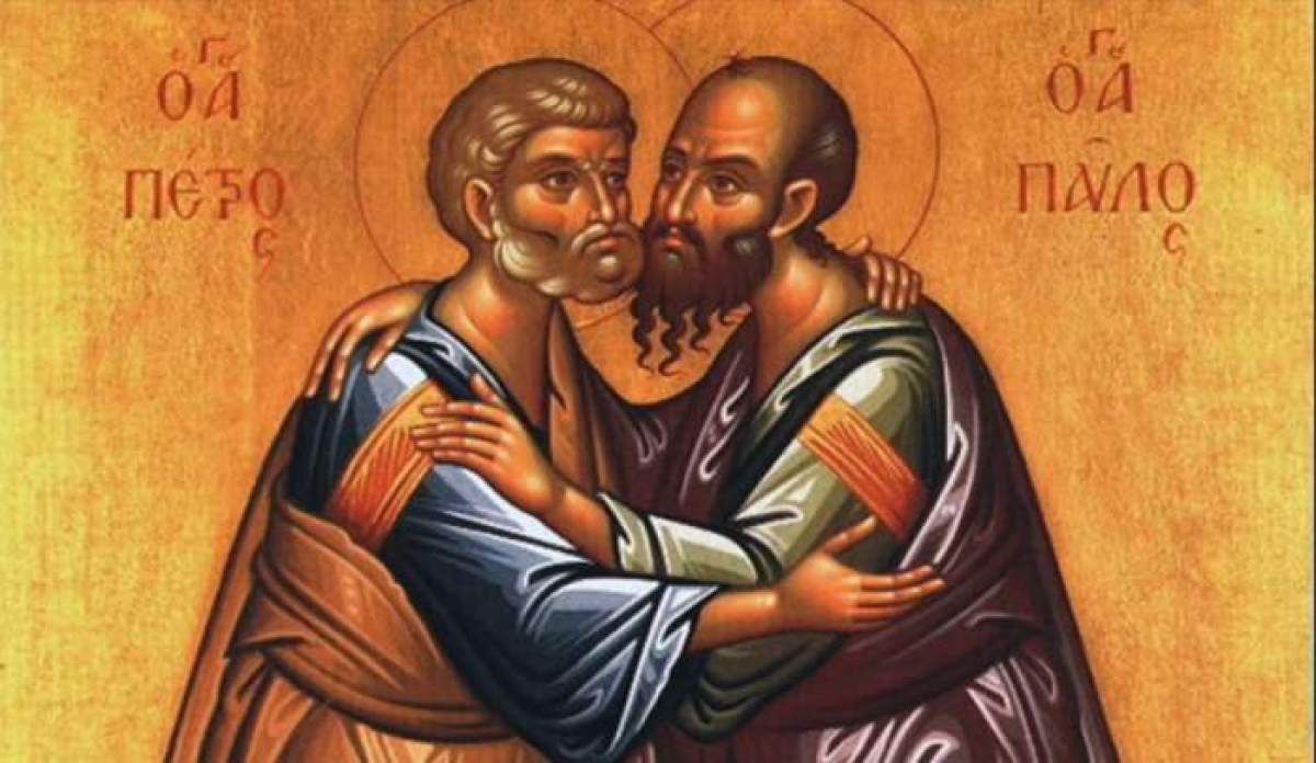 Mâine sunt sărbătoriți Sfinții Petru și Pavel