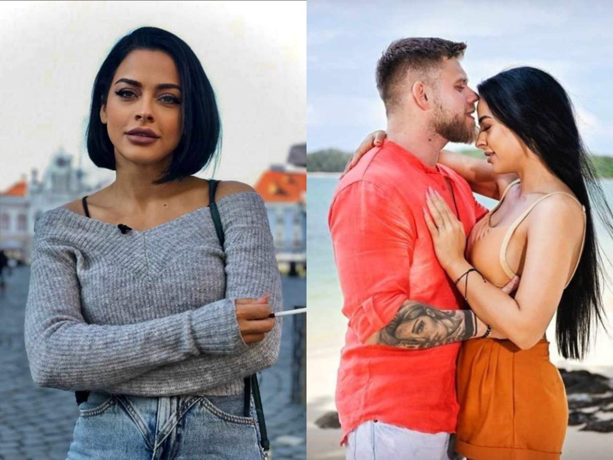 Ema Oprișan a răspuns subtil la întrebare cu un citat. Ema Oprișan și Răzvan Kovacs