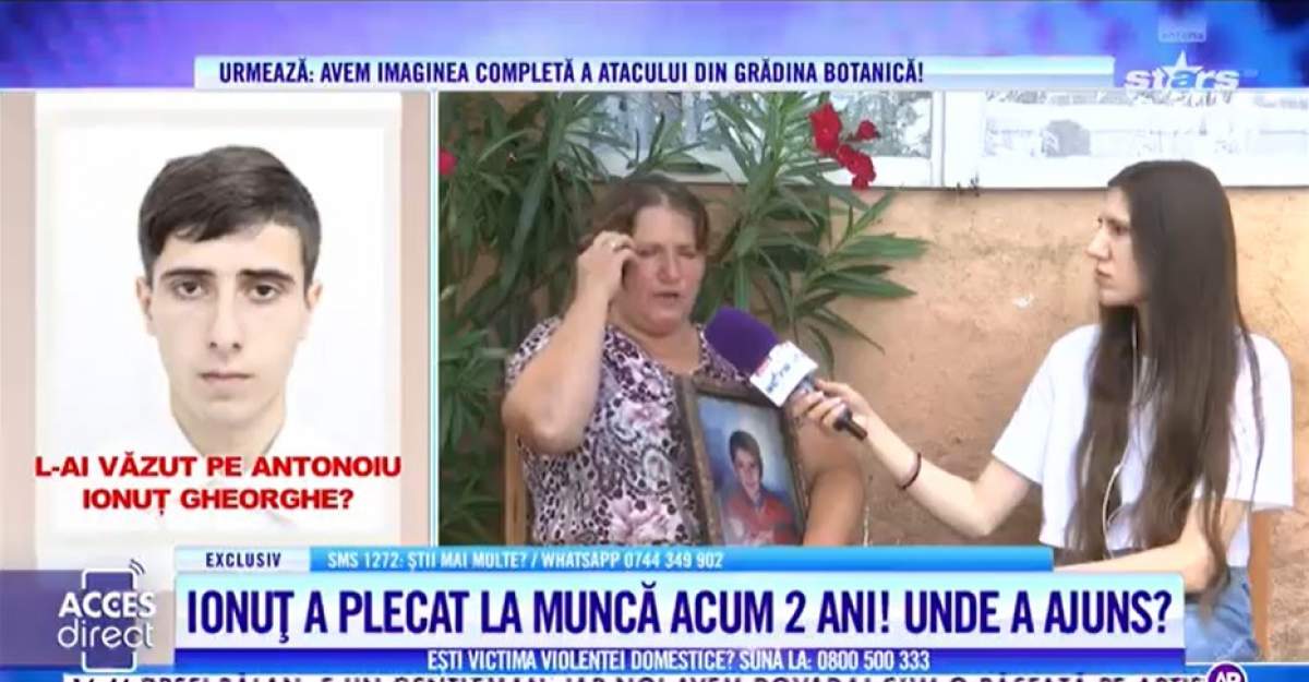 Acces Direct. Ionuț, un tânăr în vârstă de 26 de ani, a dispărut de aproape doi ani. Mama lui îl caută cu disperare: "A zis că-și face un viitor..." / VIDEO