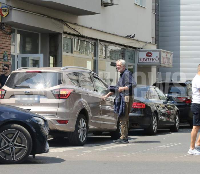 Marcel Iureș uită de tot când vrea să se relaxeze. Ce a făcut actorul, doar pentru a ajunge mai repede la o cafenea / PAPARAZZI