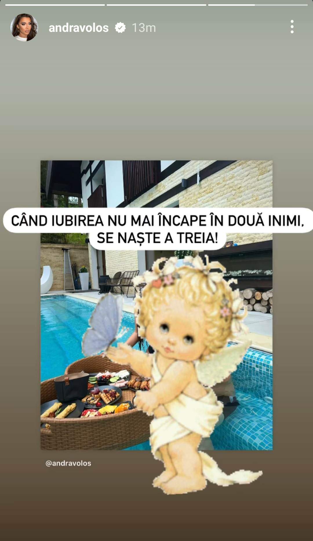 Andra Volos este însărcinată! Vedeta și Lele vor deveni părinți pentru prima dată / FOTO