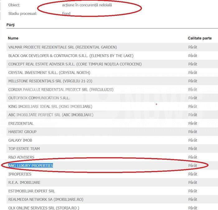 „Regii imobiliarelor”, în fața judecătorilor, pentru concurență neloială / Cine sunt vedetele procesului!