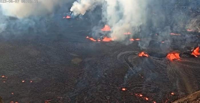Vulcanul Kilauea a erupt din nou! Imagini apocaliptice din Hawaii / FOTO