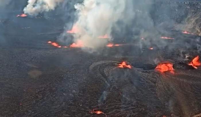 Vulcanul Kilauea a erupt din nou! Imagini apocaliptice din Hawaii / FOTO