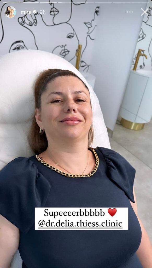 Mira a mers cu mama ei în cabinetul medicului estetician. La ce procedură a apelat: "Superb!” / FOTO