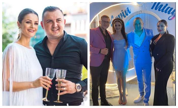 Vasilică Ceterașu și soția sa, Amalia, și-au botezat gemenii