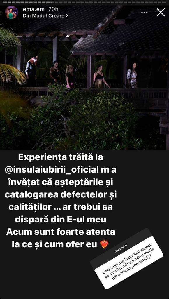 Ce spune Ema despre experiența de la Insula Iubirii. Cât de mult a schimbat-o competiția: "Acum sunt foarte atentă…”