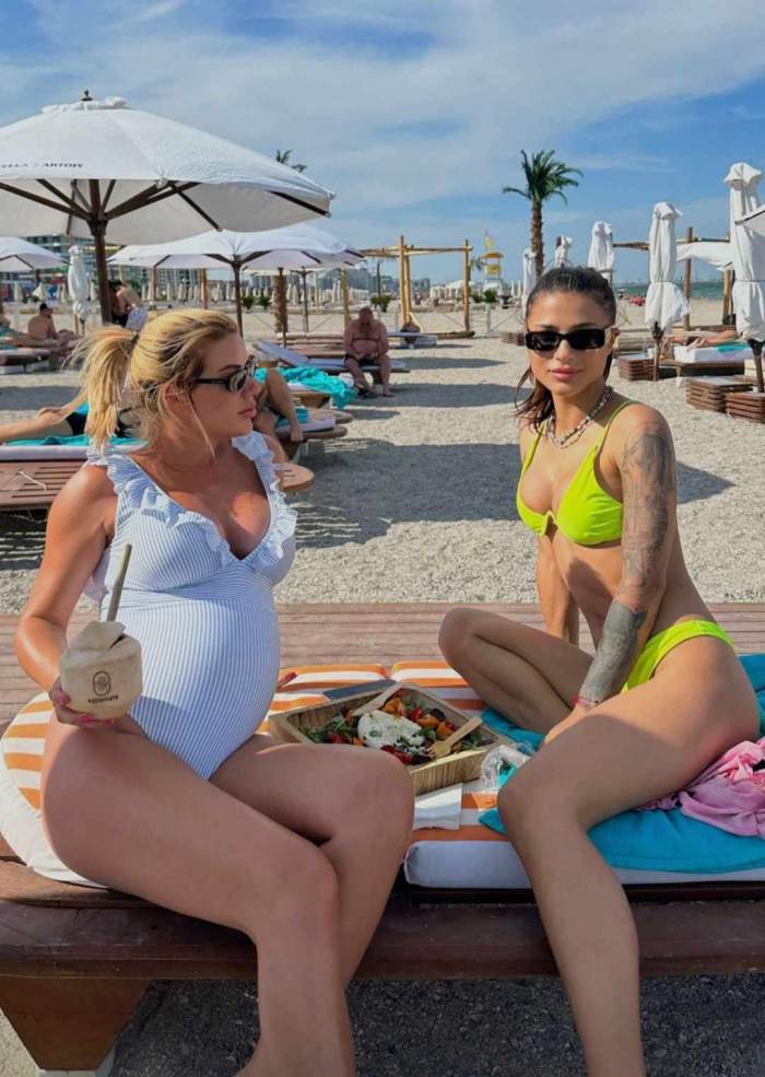 Cum arată Sensy însărcinată în 6 luni. Influencerița a postat imagini cu burtica de gravidă: „Bebe la plajă” / FOTO