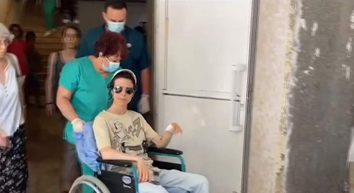 Emi Bădică nu a făcut declarații cand a ieșit din spital. Emi Bădică