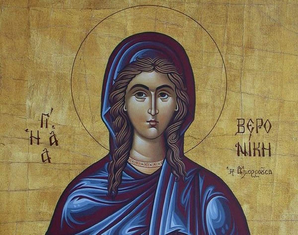 Sărbătoare importantă în calendarul ortodox mâine, 12 iulie 2023. Rugăciunea către Sfânta Veronica care te scapă de boală