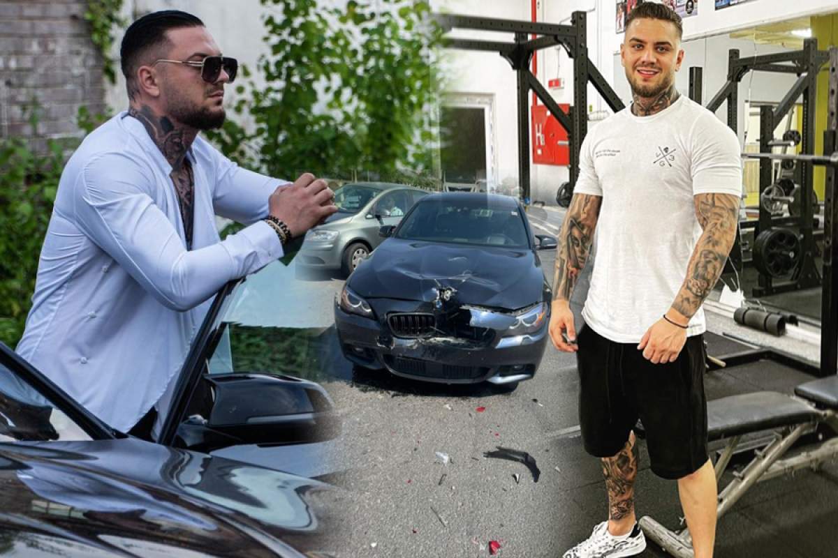 Mihai Florea, fostul iubit al Iasminei Halas, implicat într-un accident grav! Tânărul a fost la un pas de tragedie pe șosea: ”Oamenii din jur au crezut că am murit” / FOTO