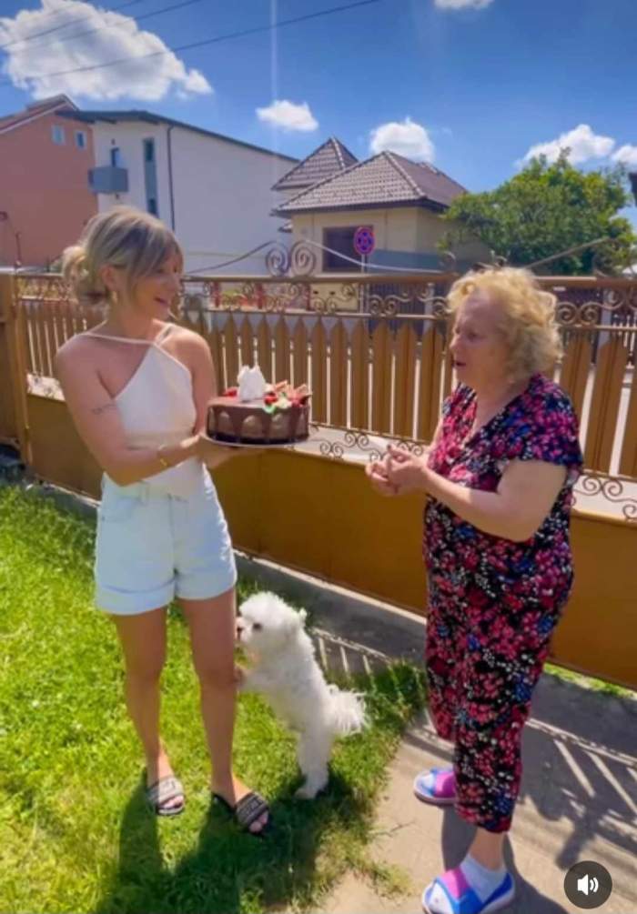 Ana Baniciu și-a sărbătorit bunica. Ce surpriză emoționantă i-a pregătit artista: „Azi a fost...” / VIDEO