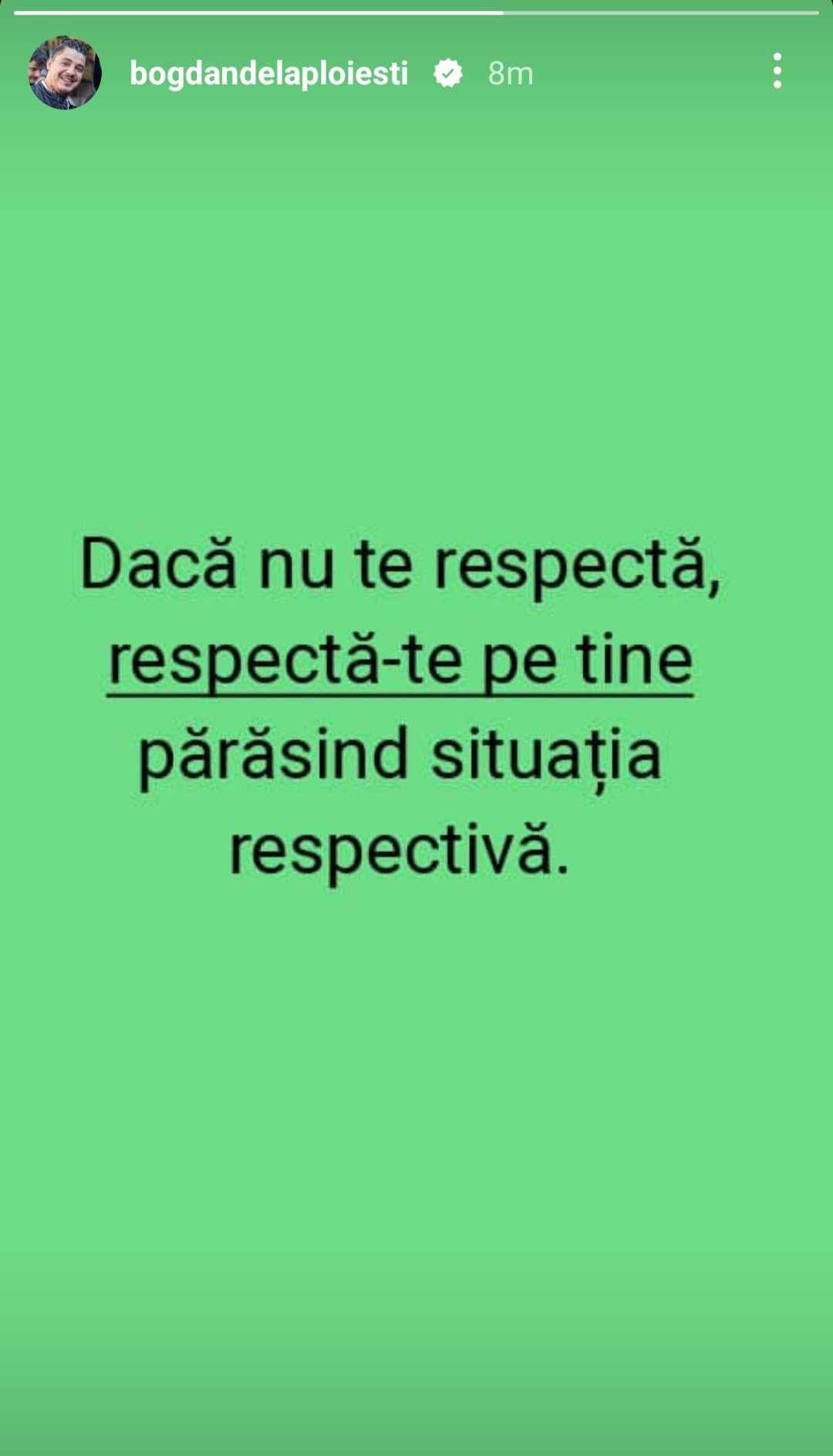 Bogdan de la Ploiești, mesaj cu subînțeles. Ce a transmis cântărețul de manele: „Dacă nu te respectă...” / FOTO