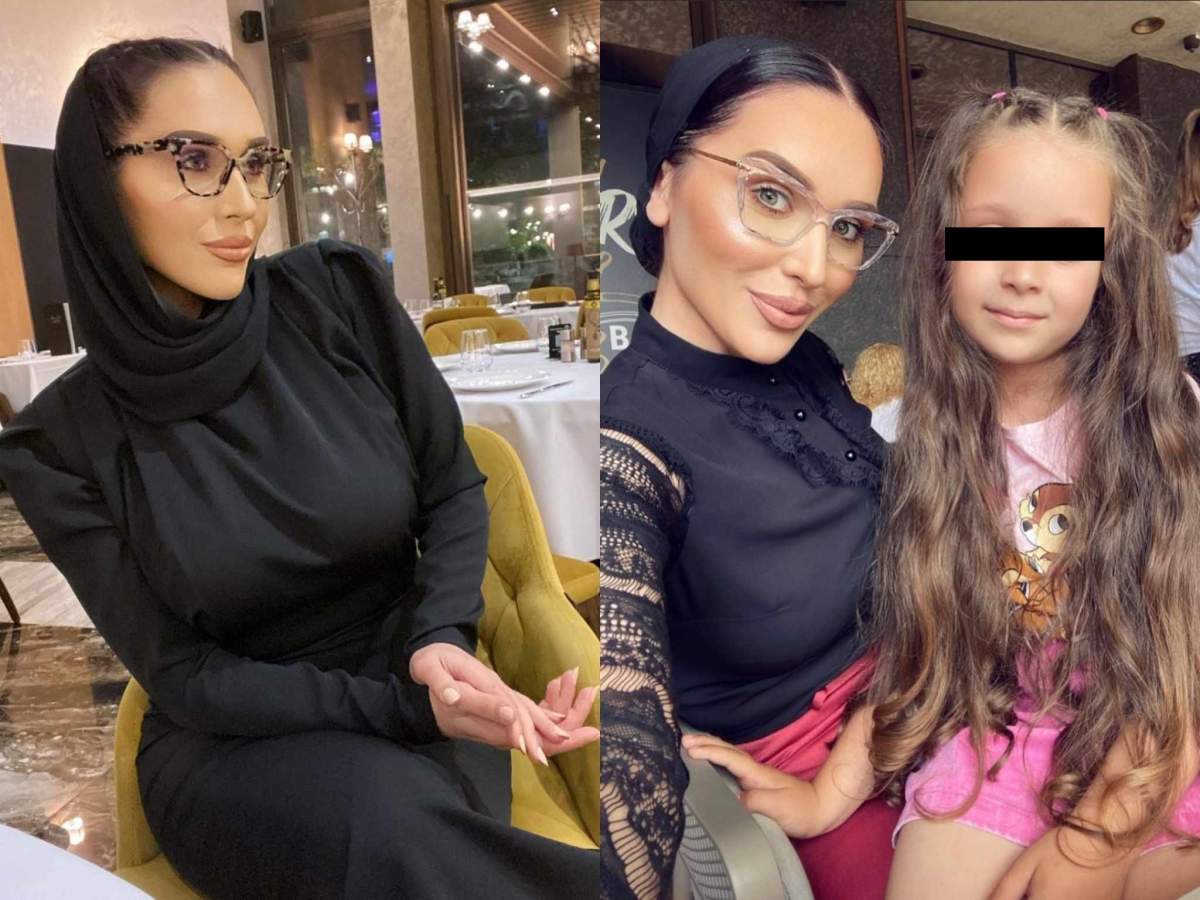 Dana Roba i-a împletit părul fiicei ei. Dana Roba și fiica ei, Chantal