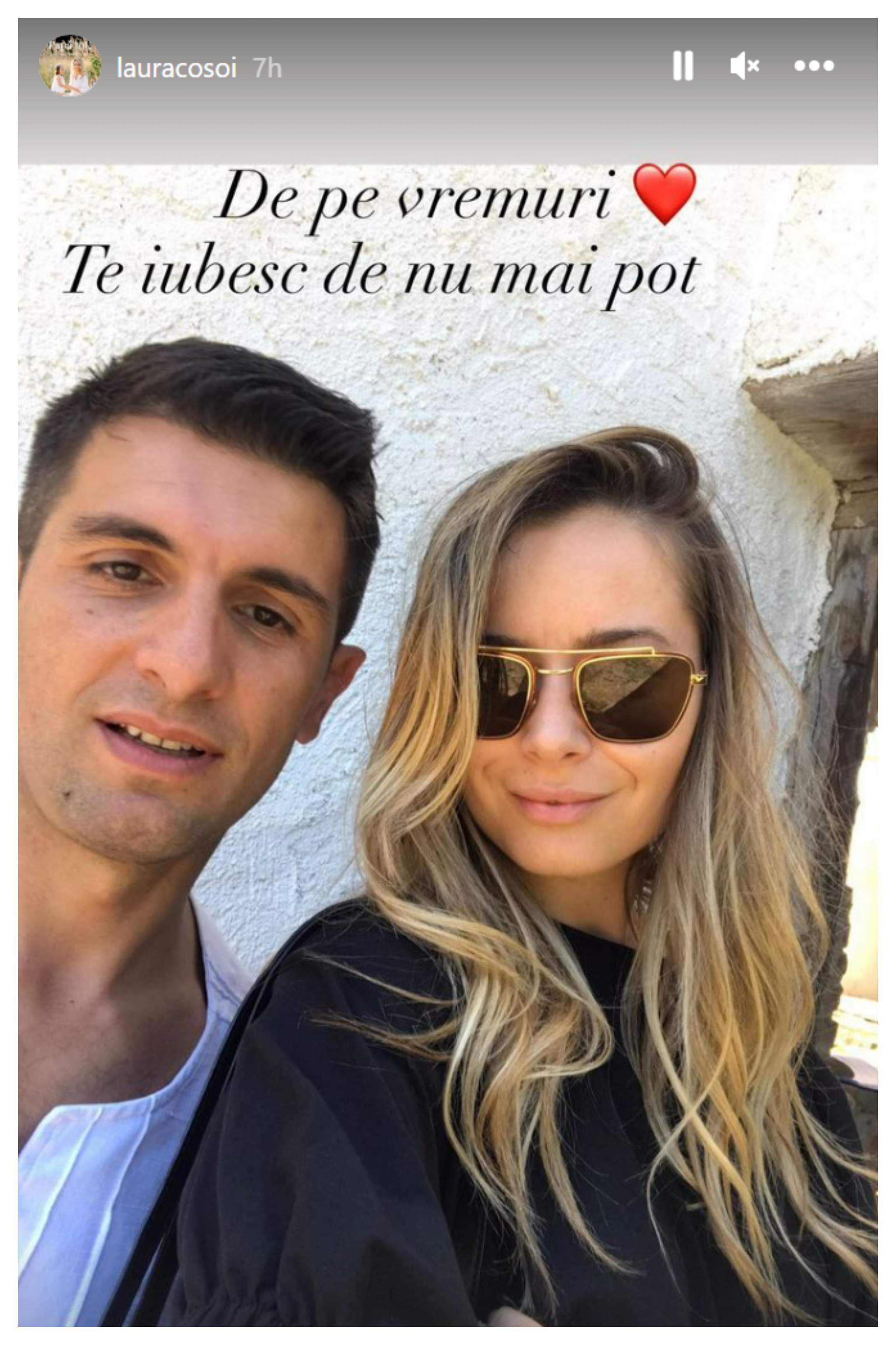 Laura Cosoi îl sărbătorește pe soțul ei, Cosmin Curticăpean. Ce mesaj emoționant a postat actrița: "Te iubesc de nu mai pot" / FOTO