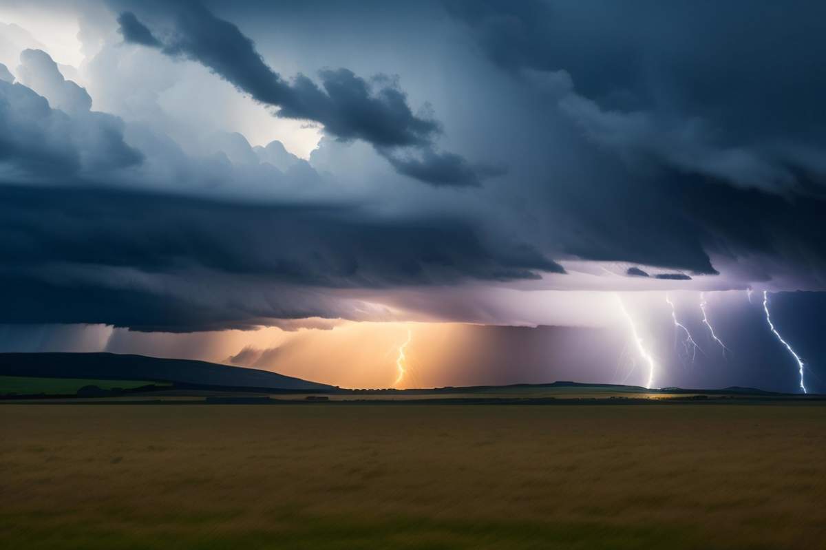 Meteorologii au emis un cod galben de ploi torențiale și instabilitate atmosferică