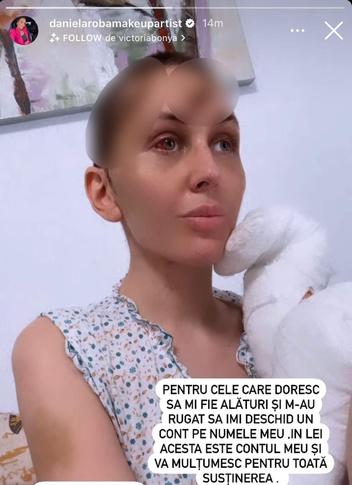 Cum o susține Georgiana Lobonț pe Dana Roba, după ce a fost externată din spital. Ce mesaj a transmis artista / FOTO