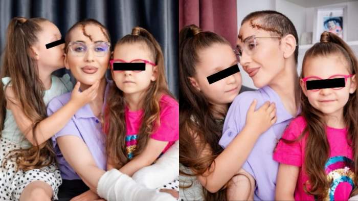 Fetițele Danei Roba au fost martore la fapta tatălui lor. Make-up artistul susține ca va apela la psiholog: "Acest monstru a lăsat traume…”