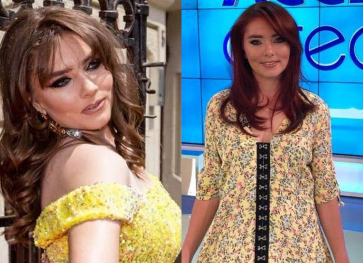 colaj din doua poze cu vulpita