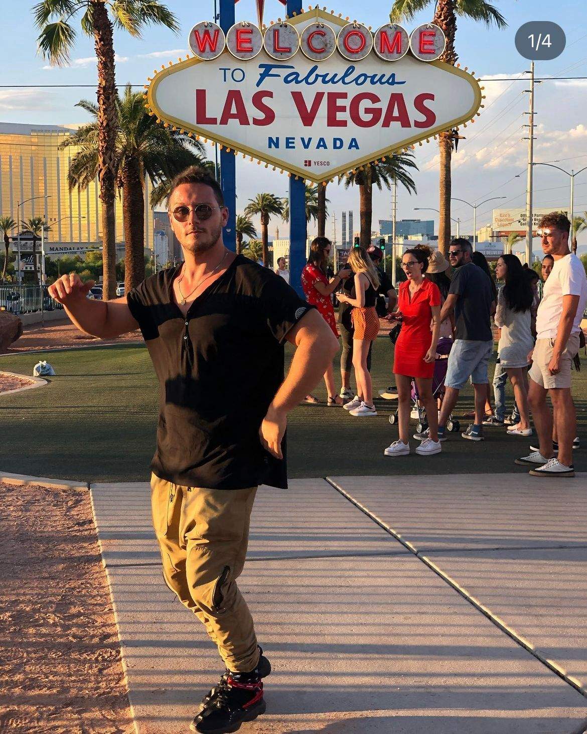 Andrei Jilavu în Las vegas