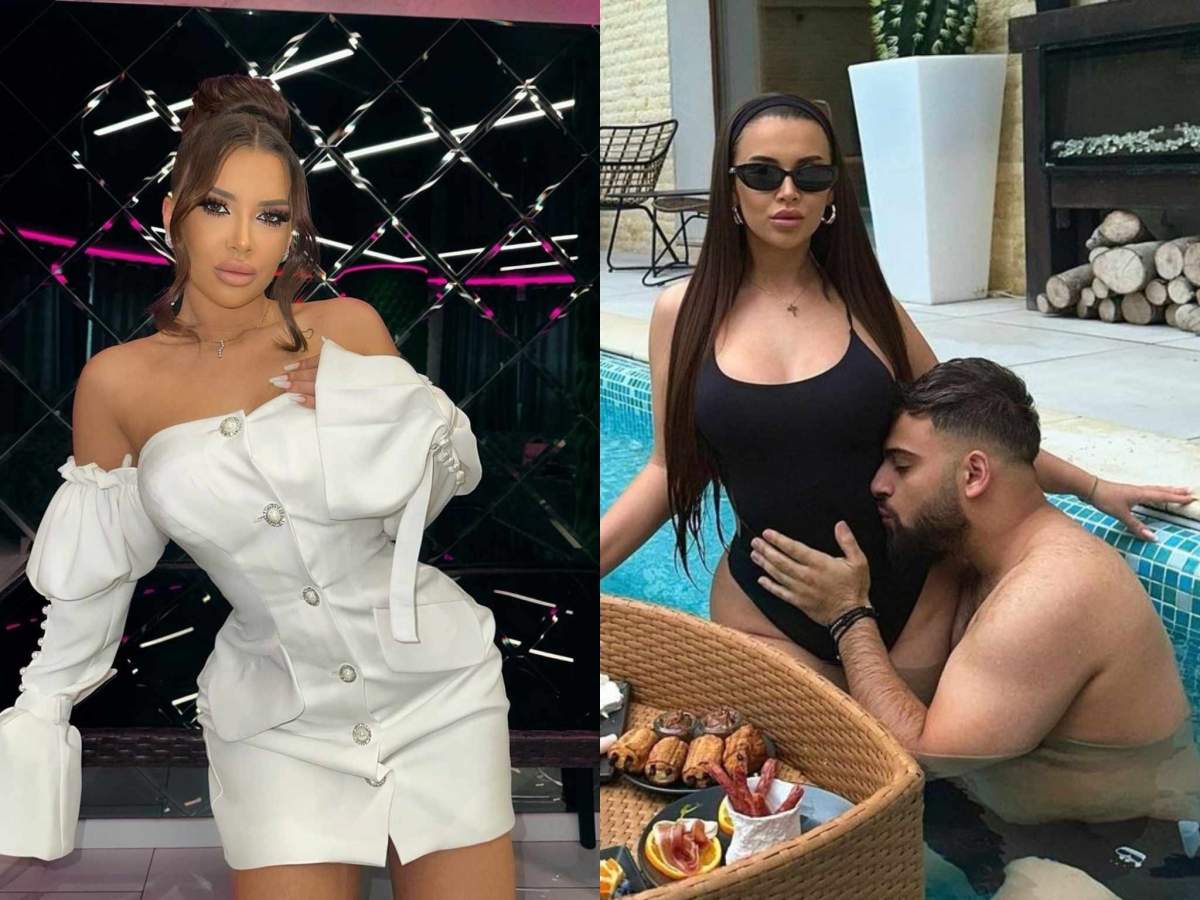 Andra Volos s-a îmbrăcat cu o rochie sexy. Andra Volos însărcinată și Lele