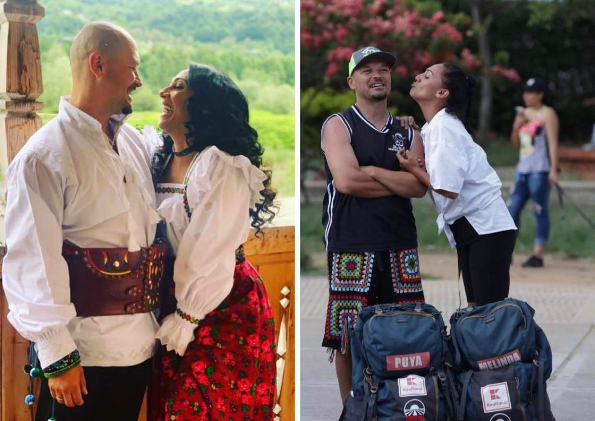Puya și soția lui Colaj Puya și soția lui, Melinda