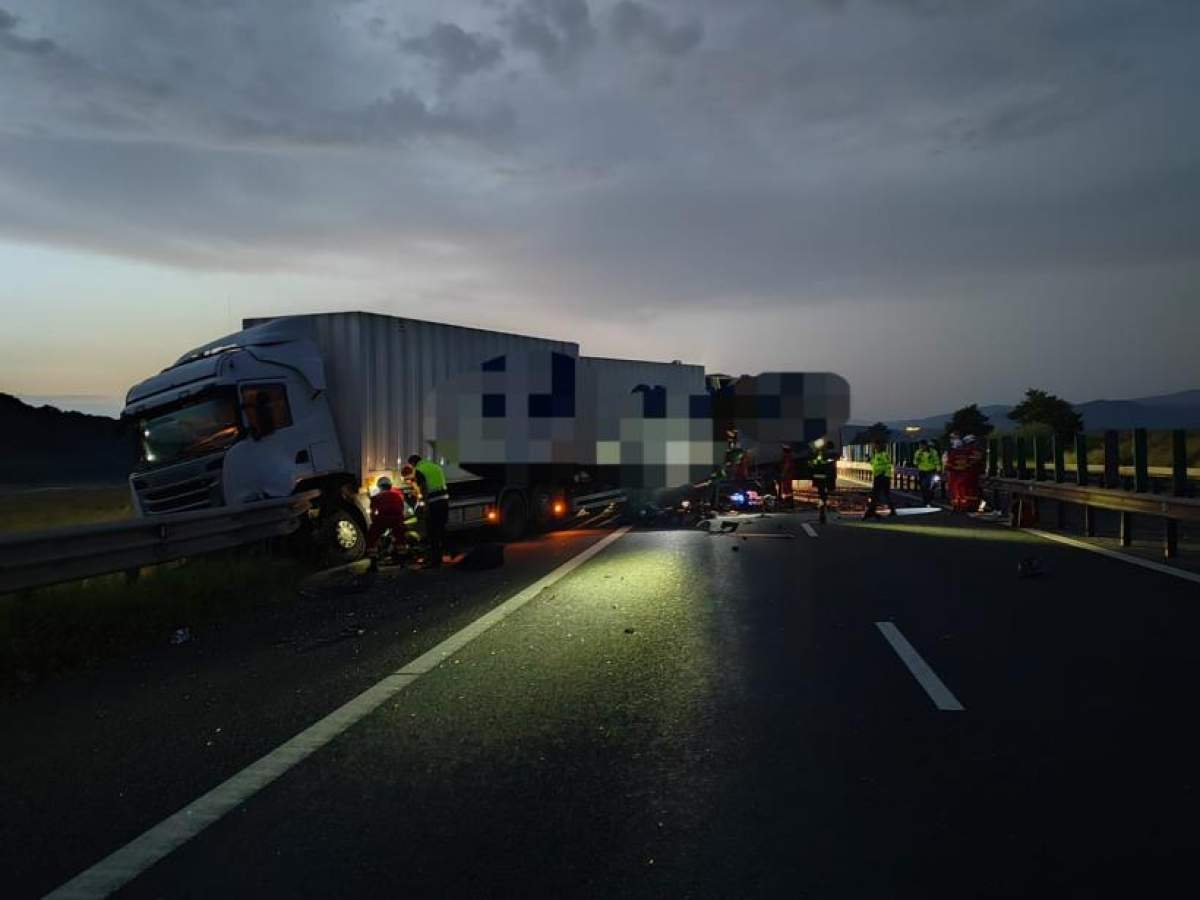 imagine de la locul accidentului