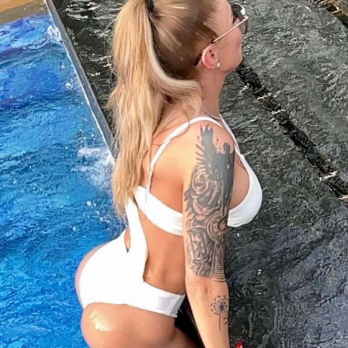 Anamaria Prodan s-a fotografiat goală la piscină! Cât de bine arată sexy impresara! / FOTO