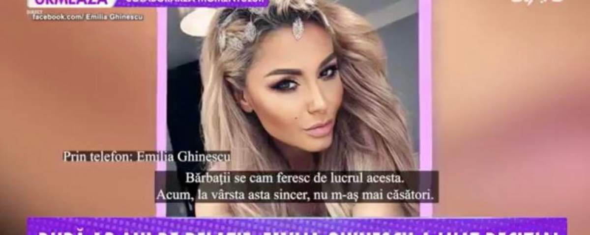 De ce nu se mai căsătorește Emilia Ghinescu. Ce decizie a luat cântăreața, după 12 ani de relație: "Bărbații se cam feresc…” / VIDEO