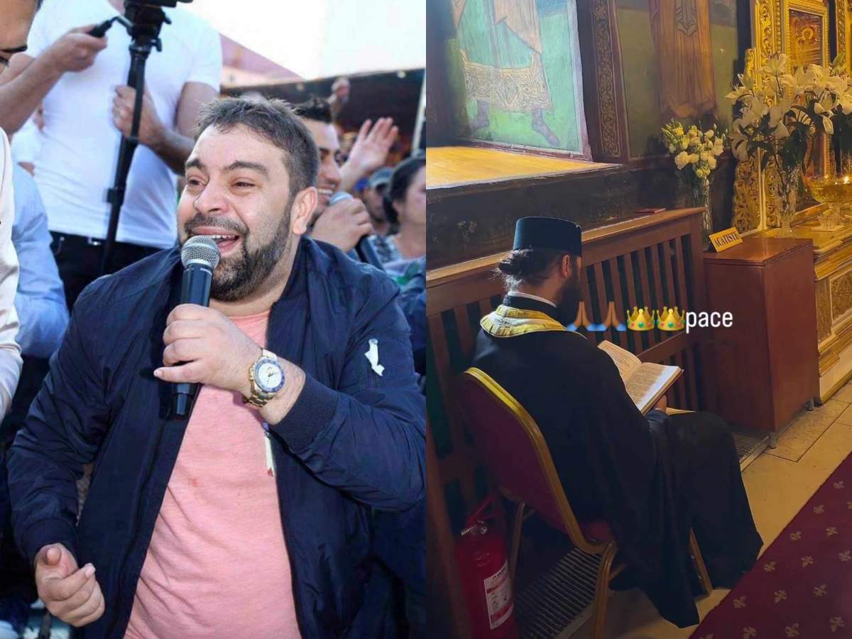 Florin Salam a spus că America este satana. Florin Salam și un călugăr