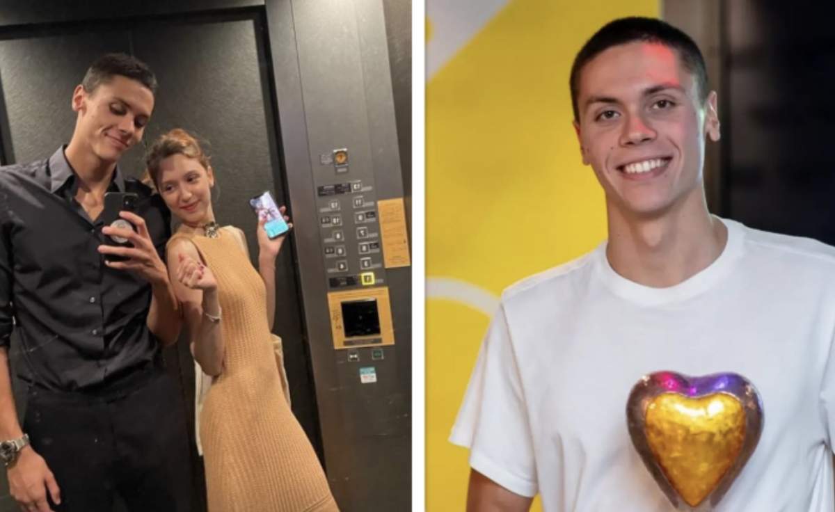 David Popovici și iubita lui David Popovici, mai romantic ca niciodată! O nouă fotografie cu campionul mondial și iubita lui care i-a pus pe jar pe fani