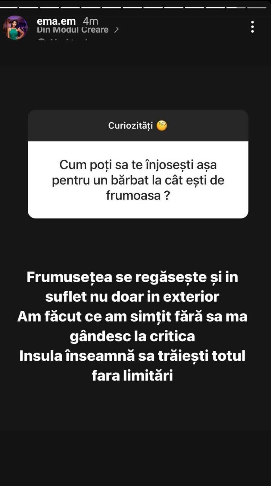 Cât de departe ar merge Ema Oprișan de la Insula Iubirii pentru a-și salva relația. Concurenta, acuzată de fani că s-a înjosit în fața iubitului: „Am făcut...” / FOTO