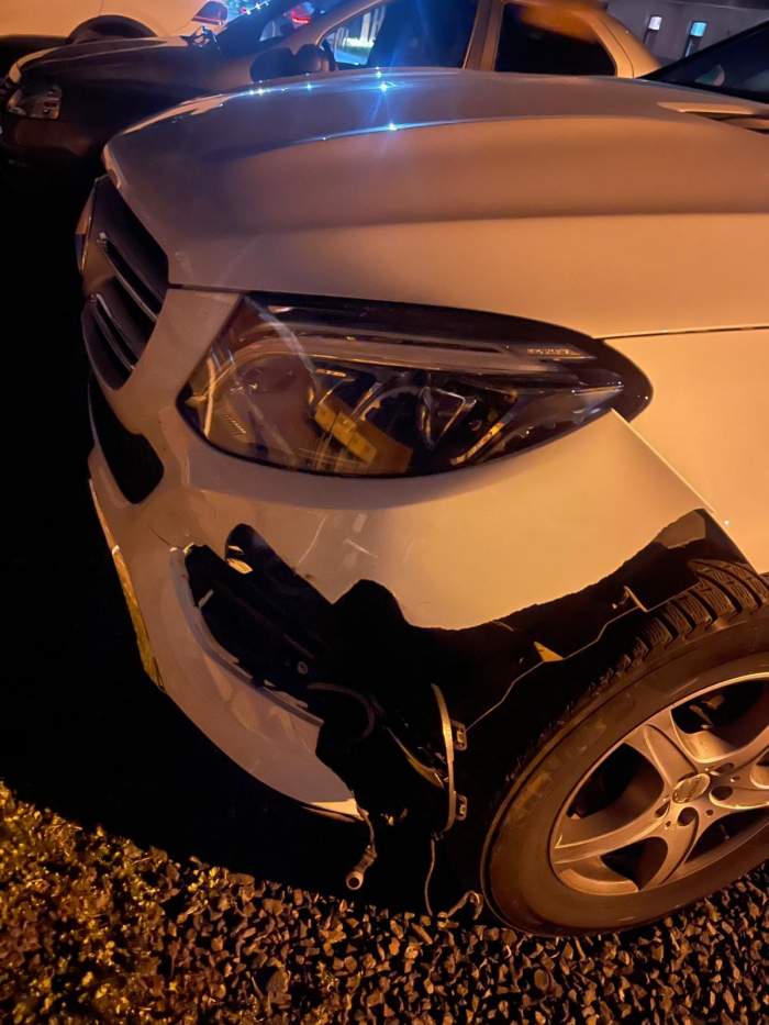 Masina Alinei Radi după accident