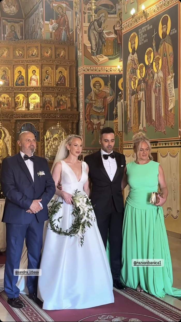 Ce surpriză i-a făcut soțul Sandrei Izbașa la nuntă. Imagini cu momentul emoționant  / VIDEO