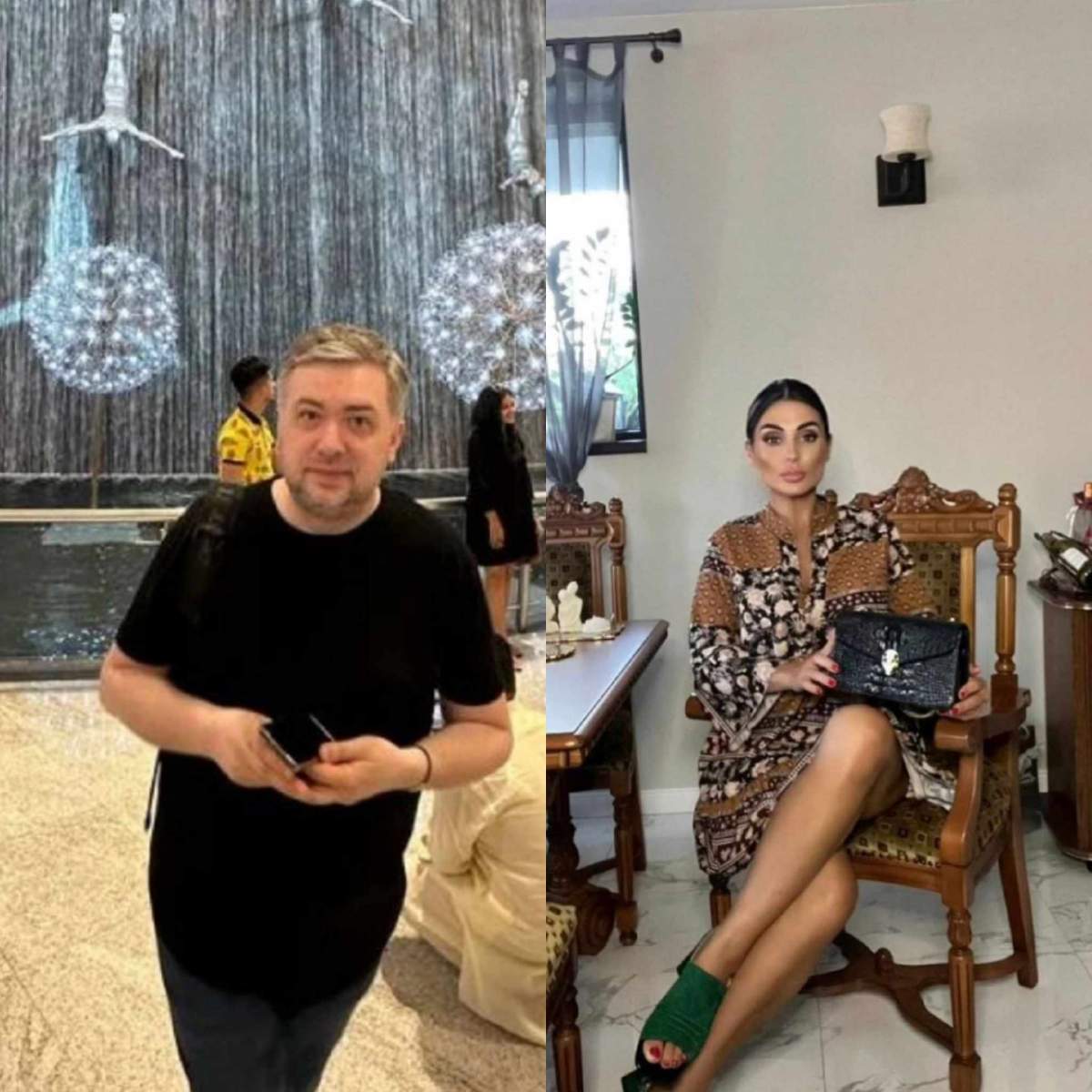 Ștefan Farrell, fostul iubit al Biancăi Rus Colaj foto cu Ștefan Farrell și Bianca Rus