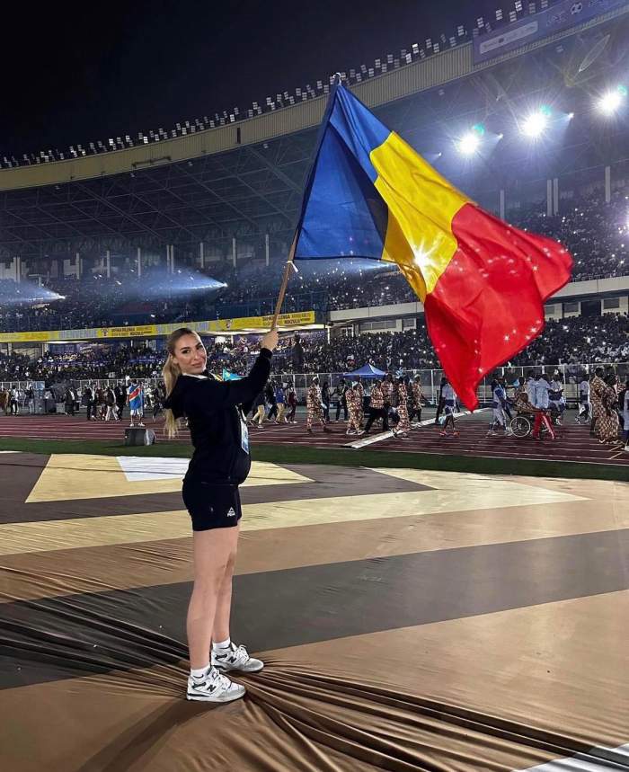Anamaria Prodan, mândră de fiica sa! Sarah Dumitrescu face parte din echipa națională de baschet! România a bătut ieri reprezentanta Congo la Jocurile Francofoniei / FOTO