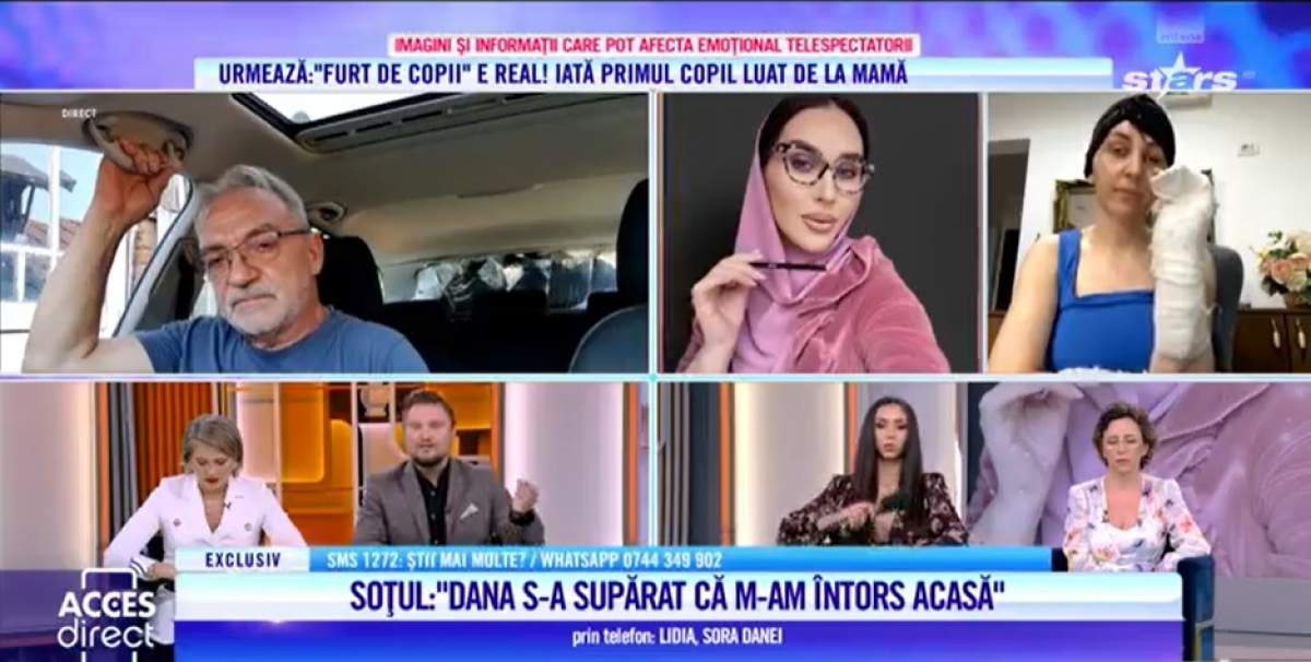 Acces Direct. Lidia, sora Danei Roba, despre neînțelegerile dintre make up artist și soțul ei, Daniel Balaciu: "El nu voia să meargă la lucru..." / VIDEO