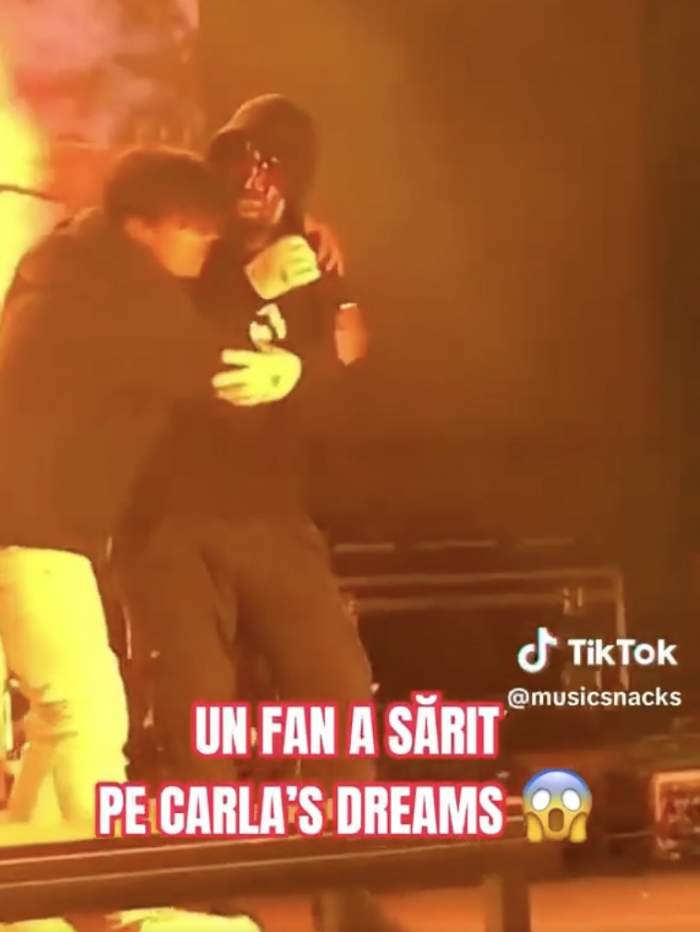 Carla’s Dreams, asaltat de un fan în timpul unui concert! Autoritățile au intervenit rapid / VIDEO