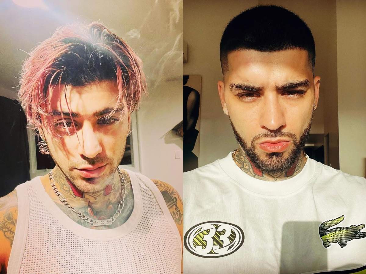 Colaj Zayn Malik cu par lung și scurt