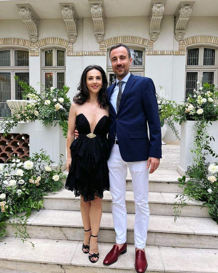 Dublă petrecere pentru Cătălina Ponor! Fosta gimnastă s-a cununat religios şi şi-a botezat fiul. Imagini de la cele două evenimente / FOTO