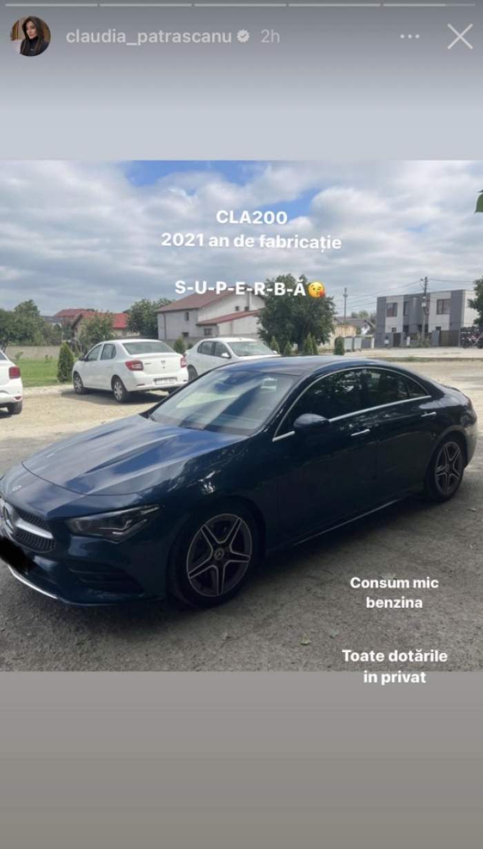 Claudia Patrășcanu își vinde bolidul de lux! Cum arată mașina pe care a condus-o fosta soție a lui Gabi Bădălau: „Este de vânzare!” / FOTO