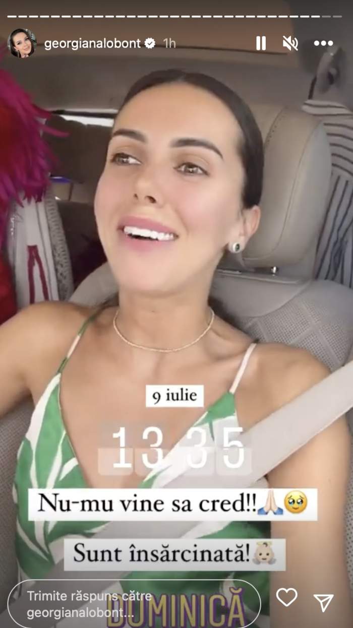 Georgiana Lobonț e însărcinată! Artista a făcut anunțul momentului: „Nu îmi vine să cred!”