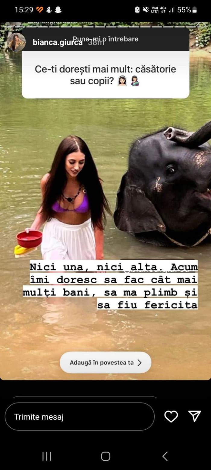 Bianca Giurcă de la Insula Iubirii, decizie șoc! A renunțat la tot ce și-a dorit până acum: "Nici una …" / FOTO